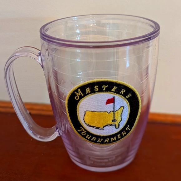 Tervis Master's Tournament patch Clear Mug - Picture 1 of 6